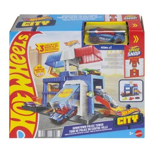 Hot Wheels City Downtown Police Tower
