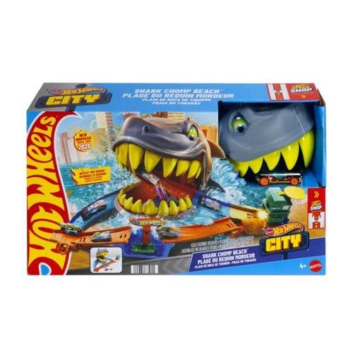 Hot Wheels City Shark Beach Playset