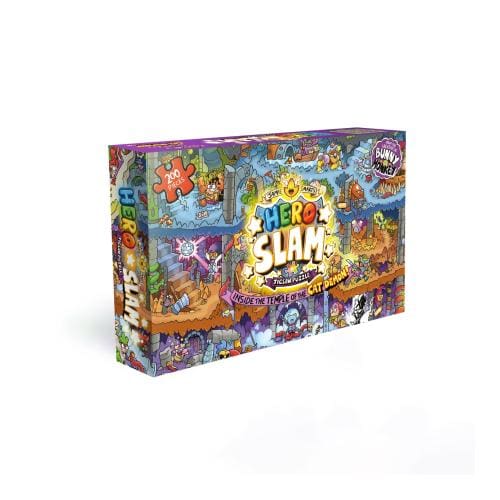 Jamie Smart's Hero Slam Jigsaw Puzzle: Inside the Temple of the Cat Demon (200 pieces)