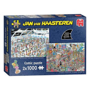 Jan van Haasteren - Give us Some Space & All Dressed Up (2x1000 pieces)