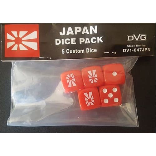Japan Six-sided Dice: WWII Dice