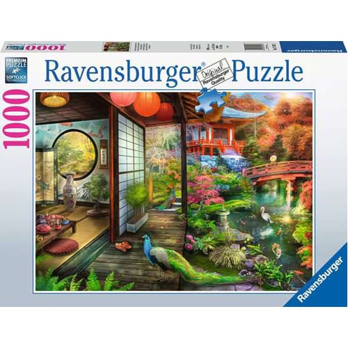 Japanese Garden Teahouse Puzzle (1000 Pieces)