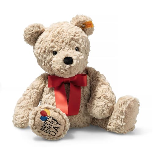 Jimmy Teddy bear  Happy Birthday, beige