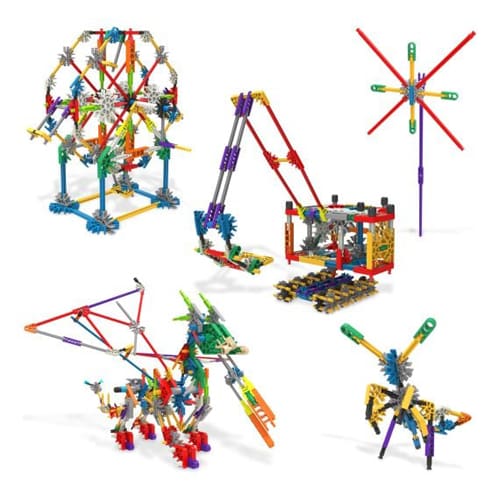 K'NEX 408 Pieces / 80 Model Deluxe with Bag