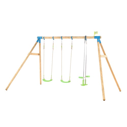 Knightswood Triple Swing Set Glider And 2x Swing Seats