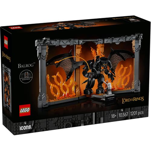 Lego Icons 10367 Lord Of The Rings Booknook: Gandalf vs Durin's Bane