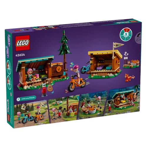 LEGO 42624 Friends Adventure Camp Cozy Cabins