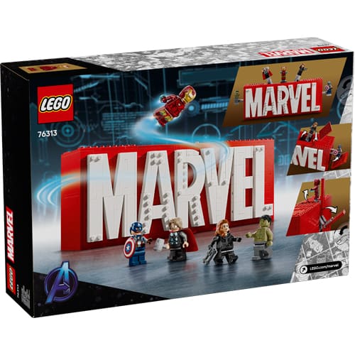 LEGO Marvel 76313 Super Heroes MARVEL Logo & Minifigures