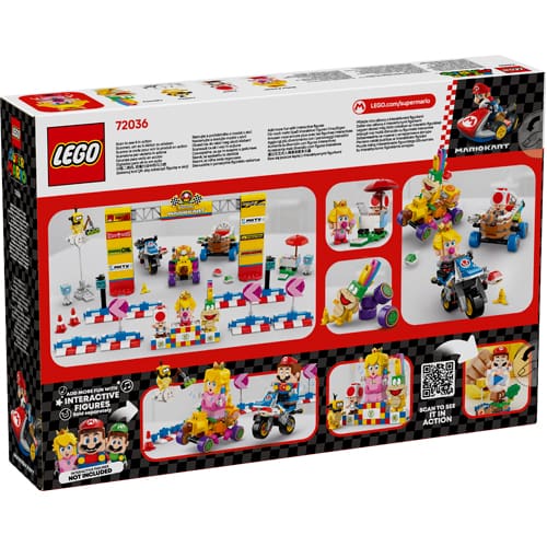 LEGO Super 72036 Mario Mario Kart - Baby Peach & Grand Prix Set