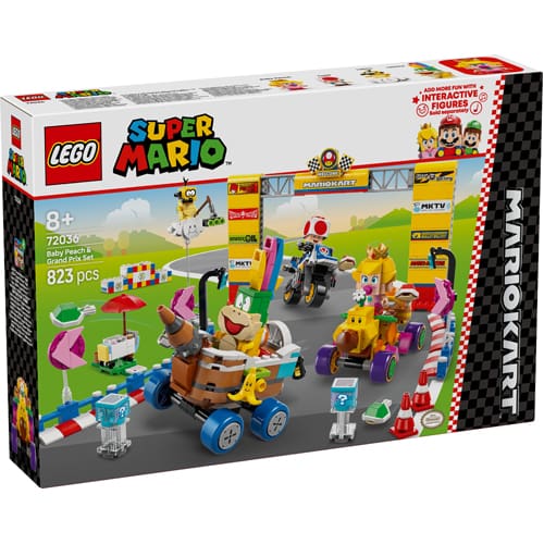 LEGO Super 72036 Mario Mario Kart - Baby Peach & Grand Prix Set