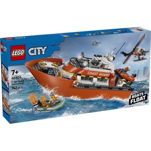 Lego City Exploration 60504 Coast Guard Rescue Boat & Helicopter