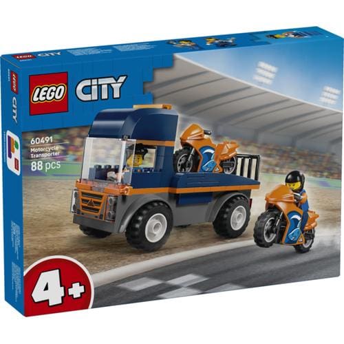 Lego City Great Vehicles 60491 Motorcycle Transporter