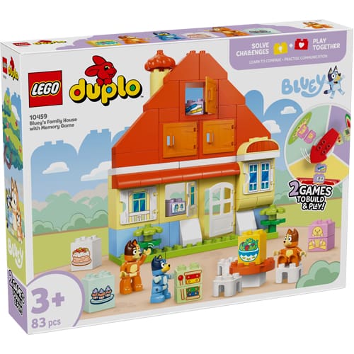 Lego DUPLO 10459 Bluey's Family House with Memory Game
