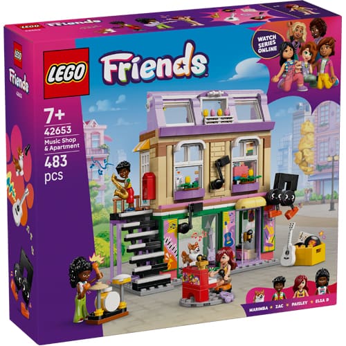 Lego Friends 42653 Music Store & Apartment