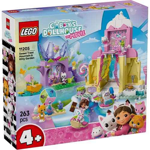 Lego Gabby's Dollhouse 11205 Sweet Treat Mountain & Kitty Garden