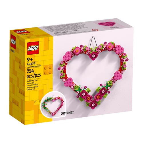 Lego: Heart Ornament