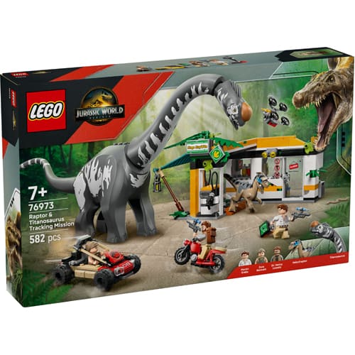 Lego Jurassic World 76973 Raptor & Titanosaurus Tracking Mission