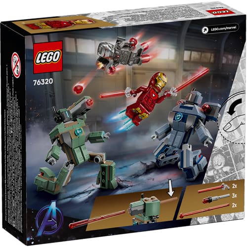 Lego Marvel 76320 Iron Man & War Machine vs. Hammer Drones