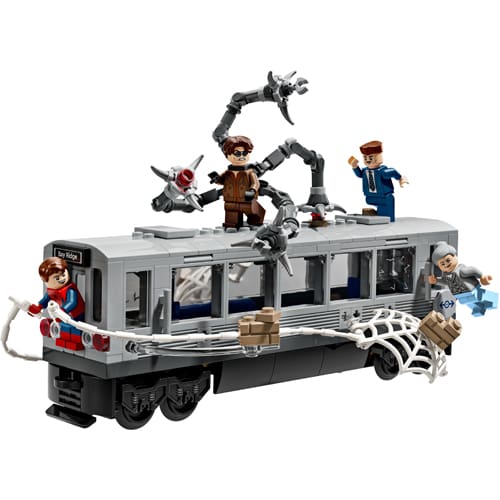 Lego Marvel 76321 Spider-Man vs. Doc Ock Subway Train Scene