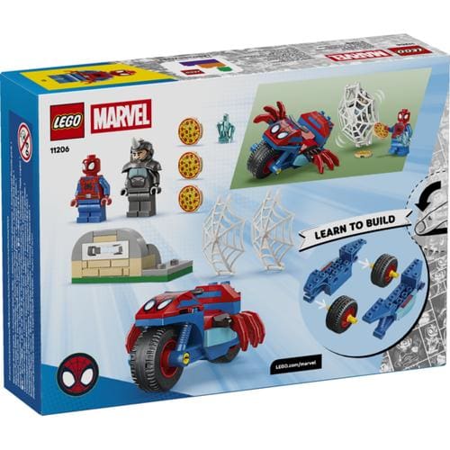 Lego Spidey 11206 Spidey on his Motorcycle vs. Rhino