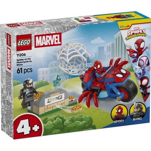 Lego Spidey 11206 Spidey on his Motorcycle vs. Rhino