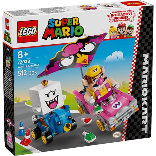 Lego Super Mario 72038 Mario Kart Wario & King Boo