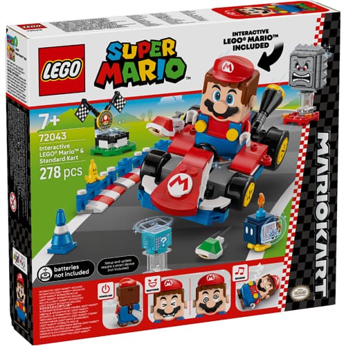 Lego Super Mario 72043 Interactive Mario & Standard Kart
