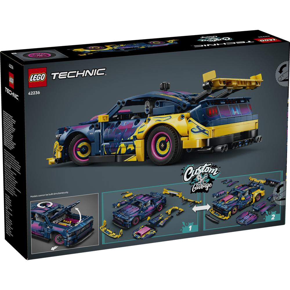 Lego Technic 42236 Custom Garage Ford Mustang GT Car