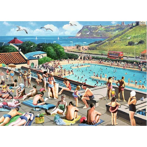 Leisure Days No.8 Scarborough North Bay & Pool Puzzle (1000 Pieces)