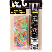 Lite Brite Peg and Template Refill Pack
