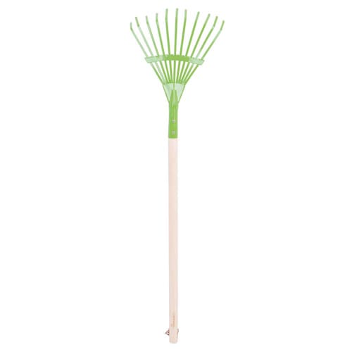 Long handled leaf rake