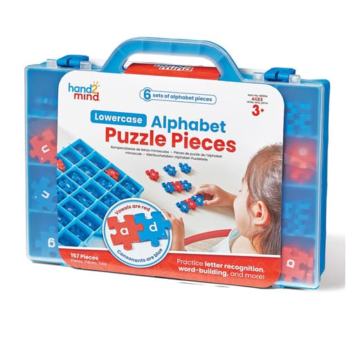 Lowercase Alphabet Puzzle Pieces