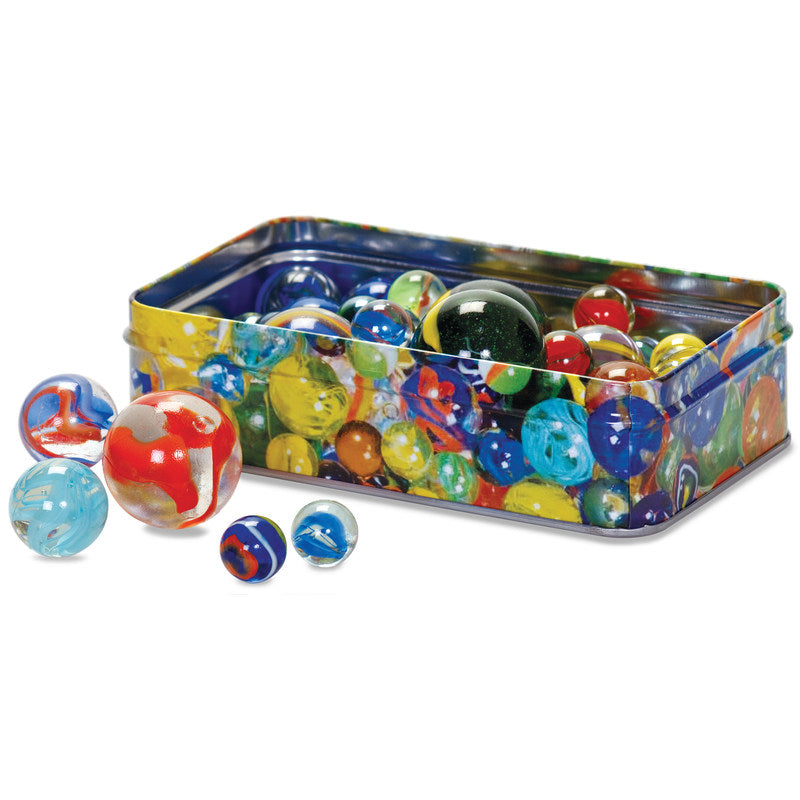 MARBLES IN A TIN