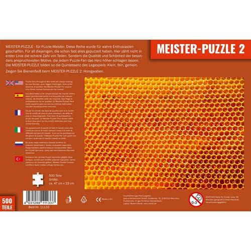 MASTER PUZZLE 2 - Honeycombs (500 pieces)