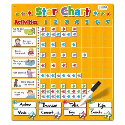 Magnetic Large Star Chart