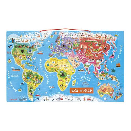 Magnetic World Map Puzzle