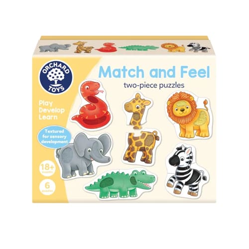 Match And Feel Two-Piece Puzzles