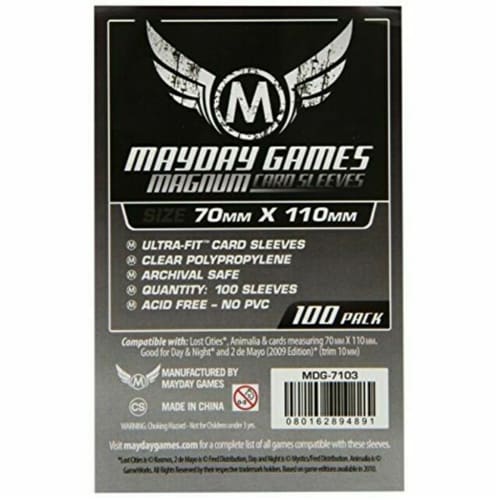 Mayday Magnum 100 Card Sleeves 70mm x 110mm
