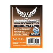 Mayday Premium 80 Orange Card Sleeves 63.5 x 88mm