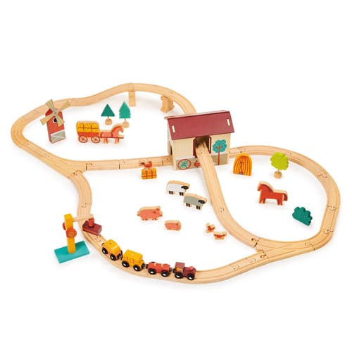 Mentari: Farmyard Train Set