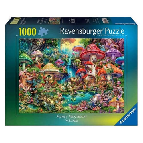 Merry Mushroom Village Puzzle - 1000 Pieces