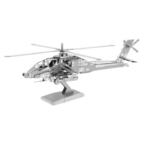 Metal Earth: AH-64 Apache Helicopter 3D Metal Model Kit