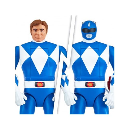Mighty Morphing Power Rangers Auto Morphin Ranger Figure Blue Ranger