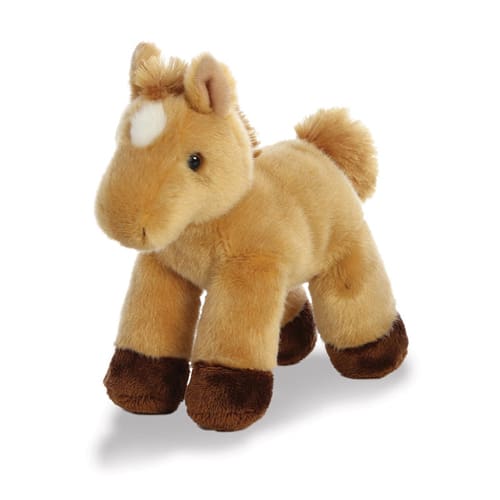 Mini Flopsies Prancer Light Brown Horse 8in