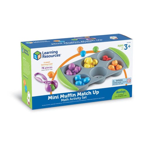 Mini Muffin Match Up Math Activity Set
