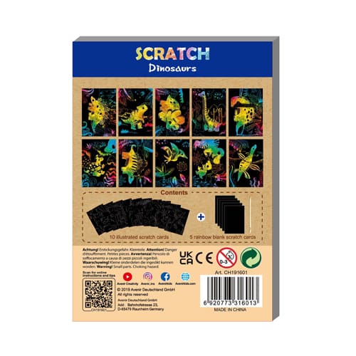 Mini Scratch Book - Dinosaurs