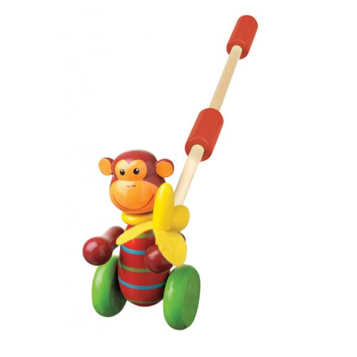 Monkey Boxed Push Along