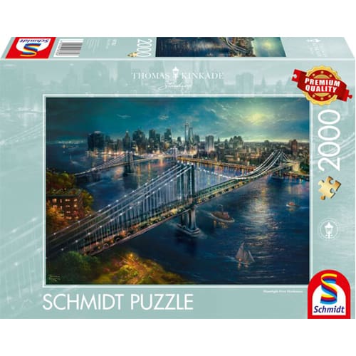 Moonlight over Manhattan Puzzle (2000 Pieces)