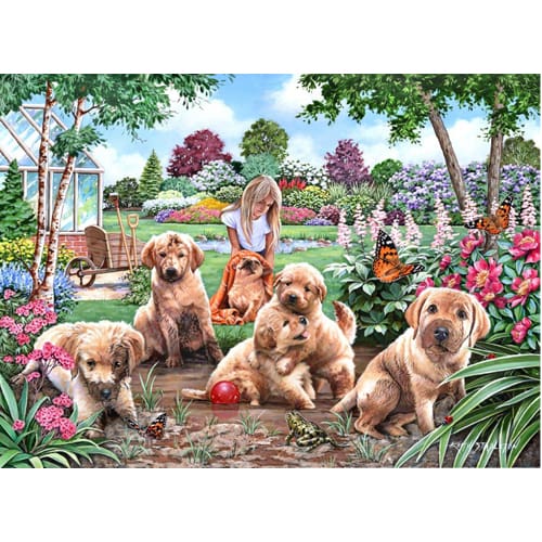 Mucky Pups BIG 500 Puzzle
