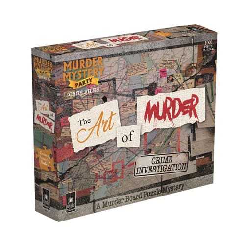 Murder Mystery Case Files - The Art of Murder Puzzle